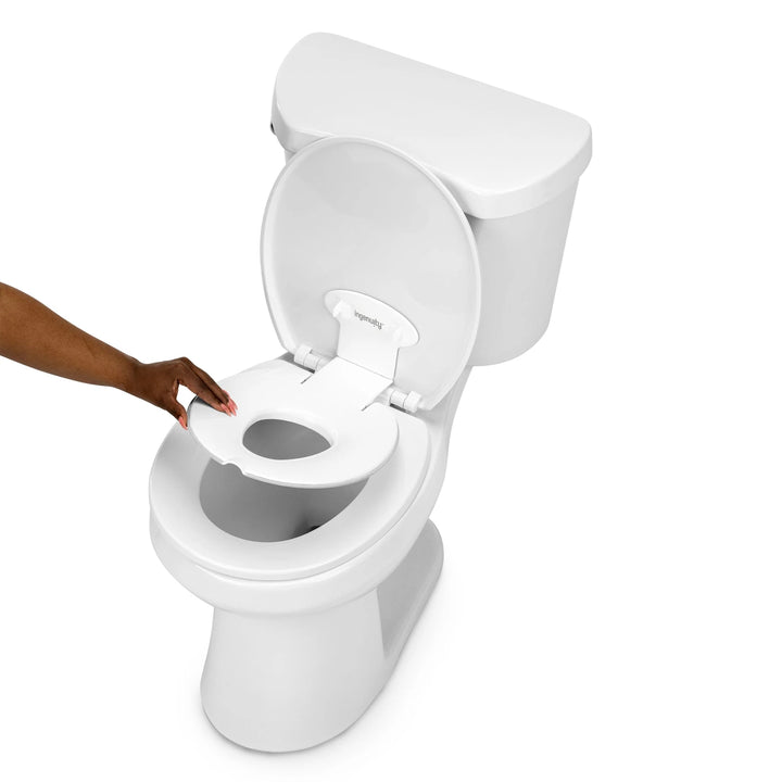 Ingenuity Flip &amp; Sit Potty Seat -  Toddler Potty Training Seat, Easy to set up, For Round &amp; Elongated Toilets, 18 Months+ / upto 22.5 kg
