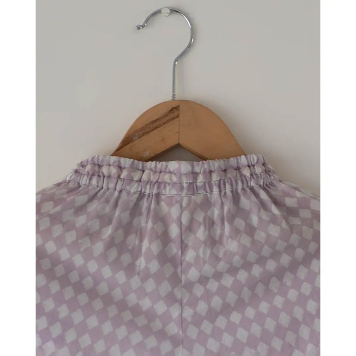 Love The World Today Shared Secrets Co-Ord In Lilac Rhombus For Boys