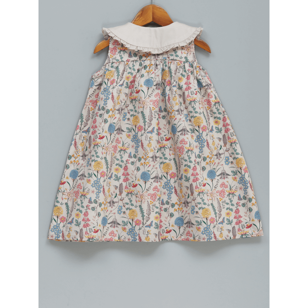 Liz Jacob Pretty Wild Things Handwoven Cotton Dress – Digitally Printed