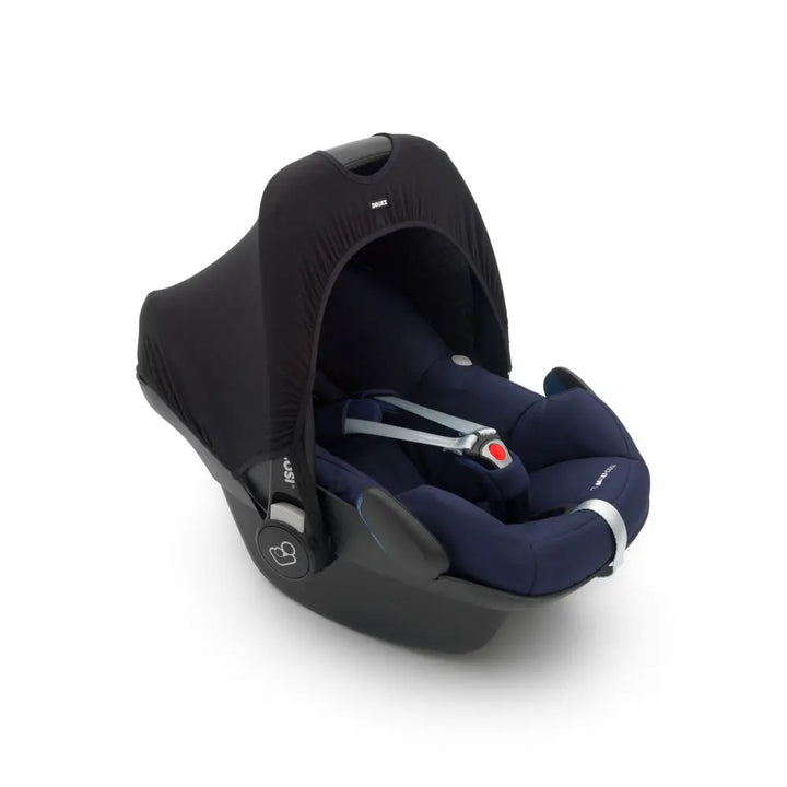 Dooky Infant Car Seat Sun Protection Hoody – Black | Universal Fit
