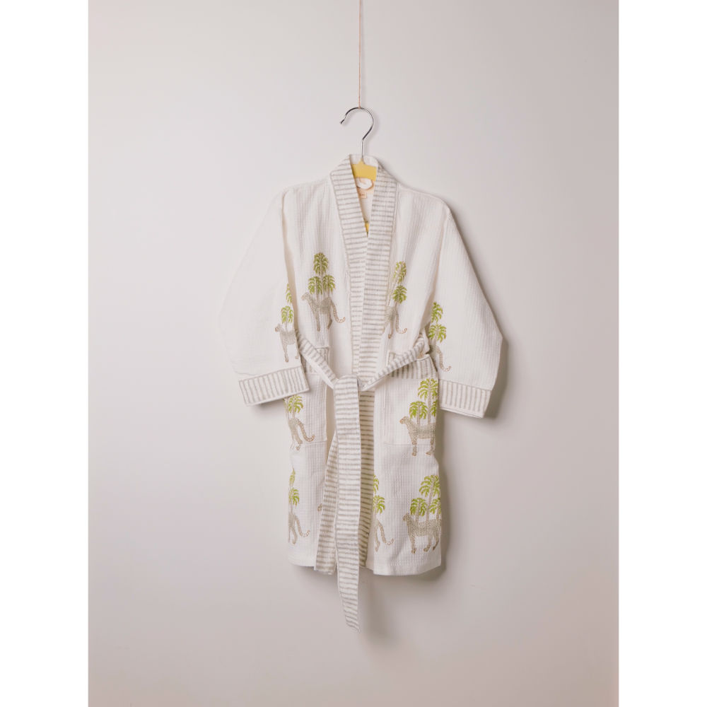 Torii Baby Cheetah Bathrobe