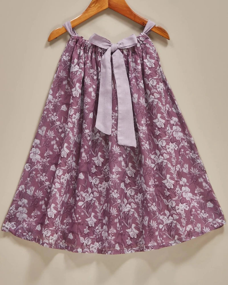 Liz Jacob Girls | Mul Cotton Floral Dress | Violas