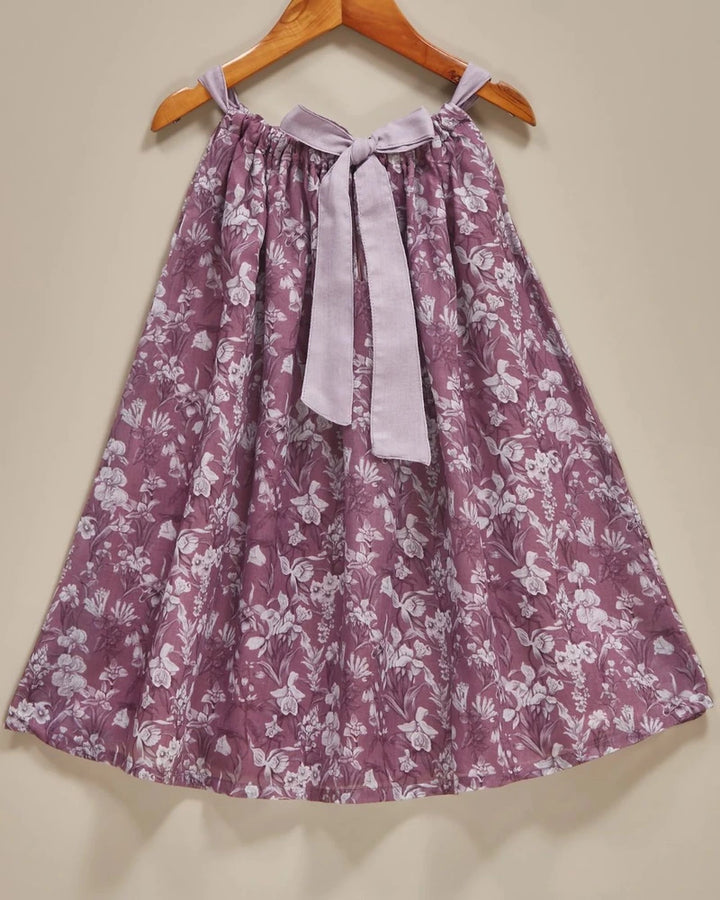 Liz Jacob Girls | Mul Cotton Floral Dress | Violas