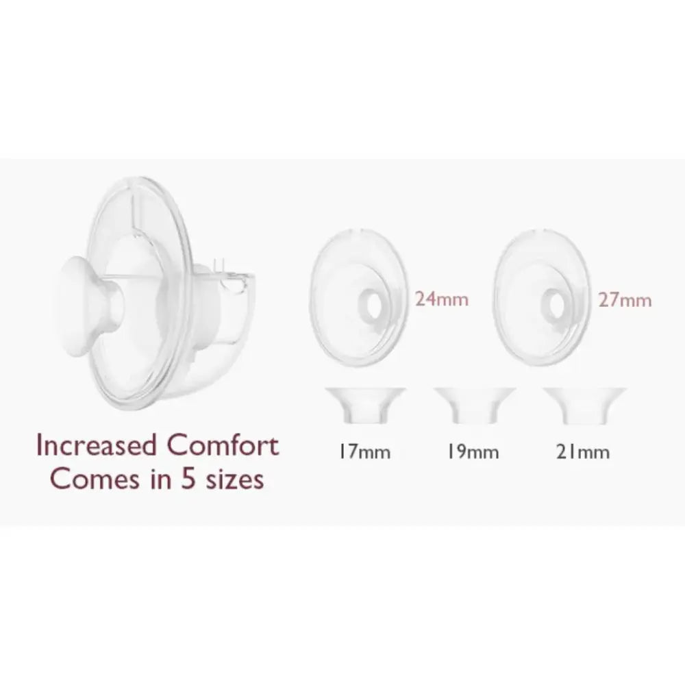 Momcozy - Wearable Double Breast Pump M5 Set - Maroon