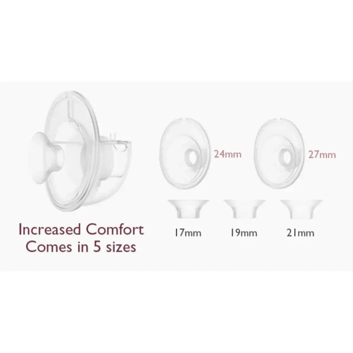 Momcozy - Wearable Double Breast Pump M5 Set - Maroon