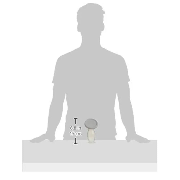 Haakaa Gen. 2 Silicone Breast Pump &amp; Cap Set – Improved Suction &amp; Comfort – 100ml – Grey
