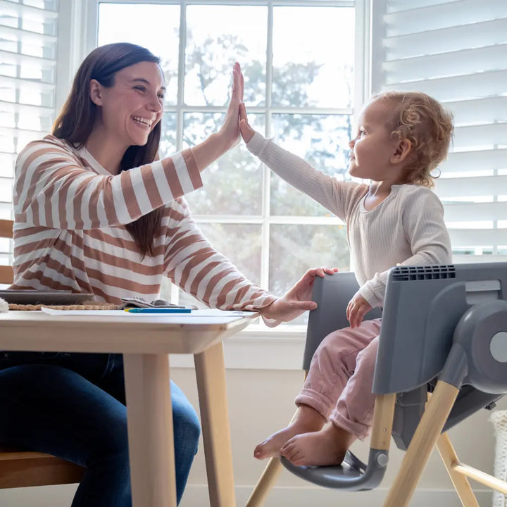 Ingenuity Proper Positioner Deluxe 7-in-1 High Chair with Recline, Rocking Infant Seat &amp; Booster Mode, 0-5 years