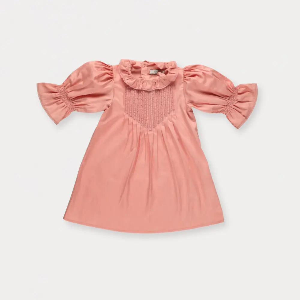 Early Sunday Julie Dress For Girls - Blush Pink