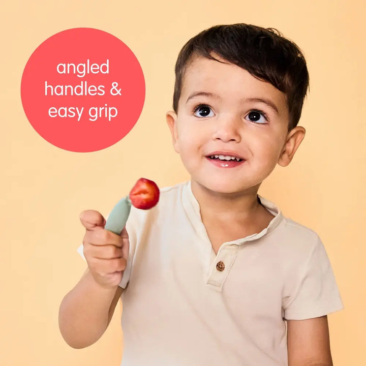 Bbox Toddler Fork &amp; Spoon Cutlery Set Latte Brown