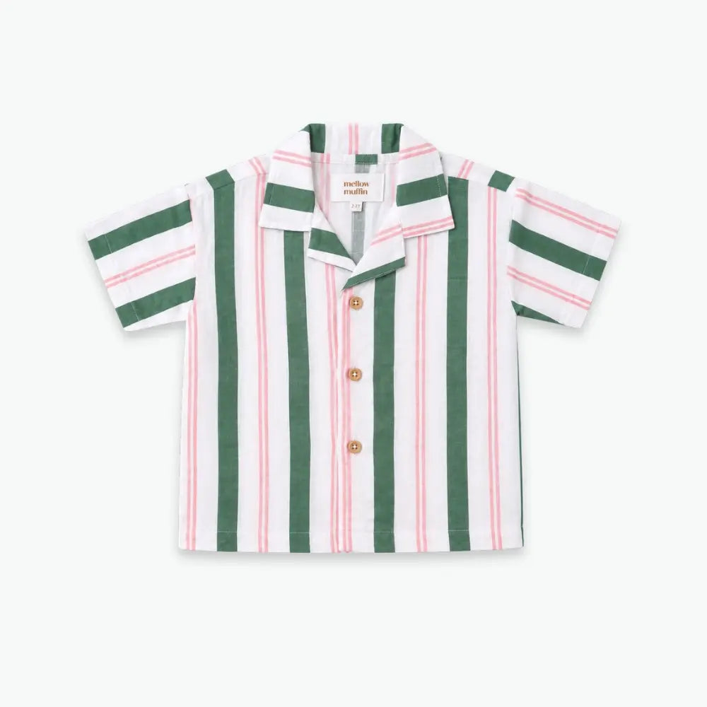 Mellow Muffin Sunny Shirt - Matcha Sakura