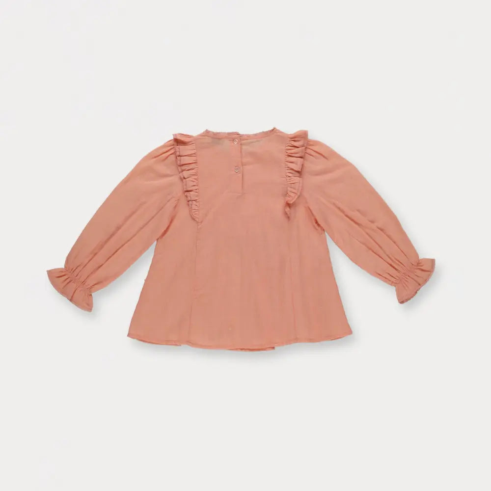 Early Sunday Lauren Blouse For Girls - Blush