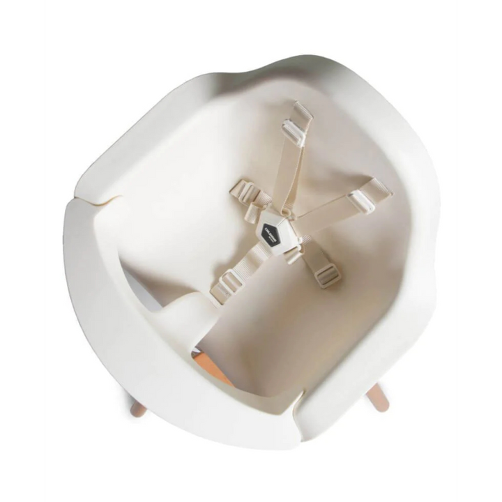 Childhome Evolu One.80° Rotating Highchair (50-75 Cm/*90 Cm) - Natural/White