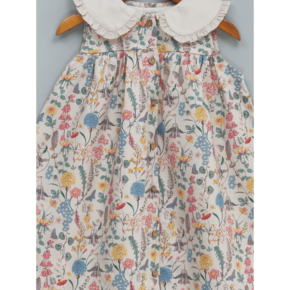Liz Jacob Pretty Wild Things Handwoven Cotton Dress – Digitally Printed