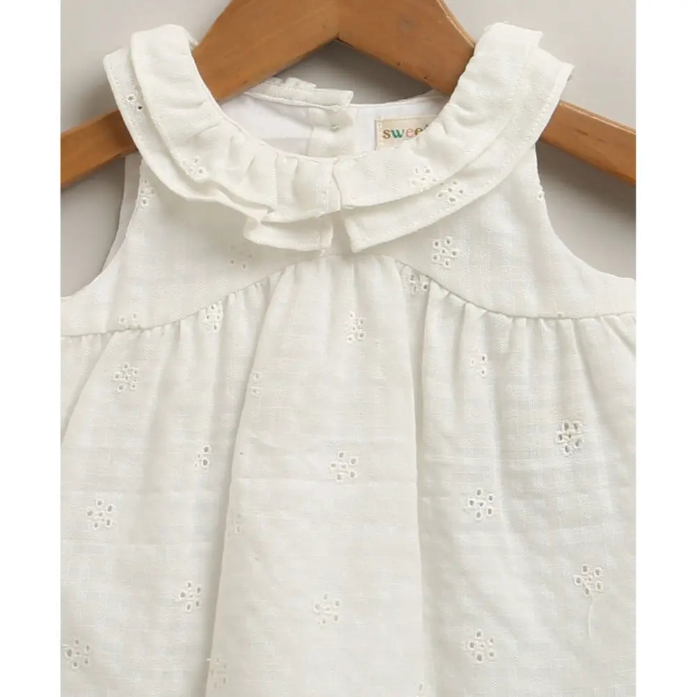 Sweetlime By As Organic Cotton Meadow Mist Floral Set - White - 18-24M