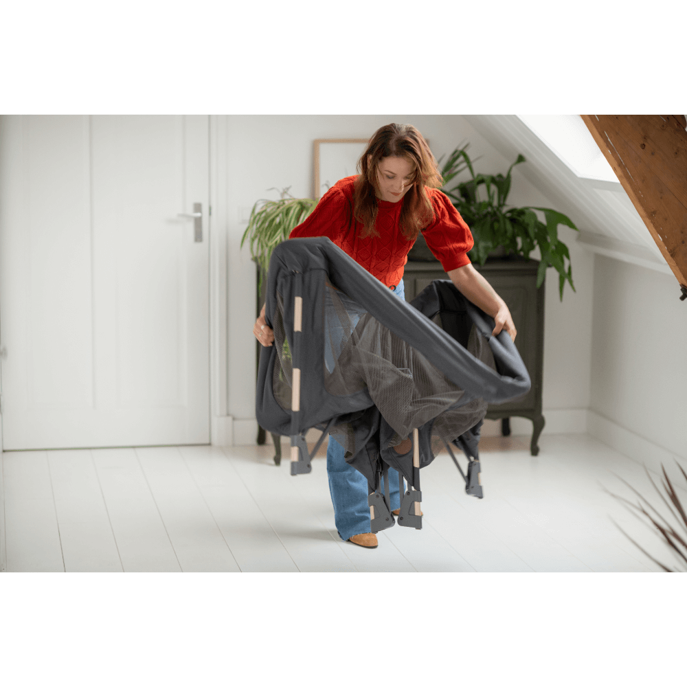 Maxi-Cosi Swift 3-in-1 Travel Cot &amp; Playpen, Birth - 3.5 Years - Graphite
