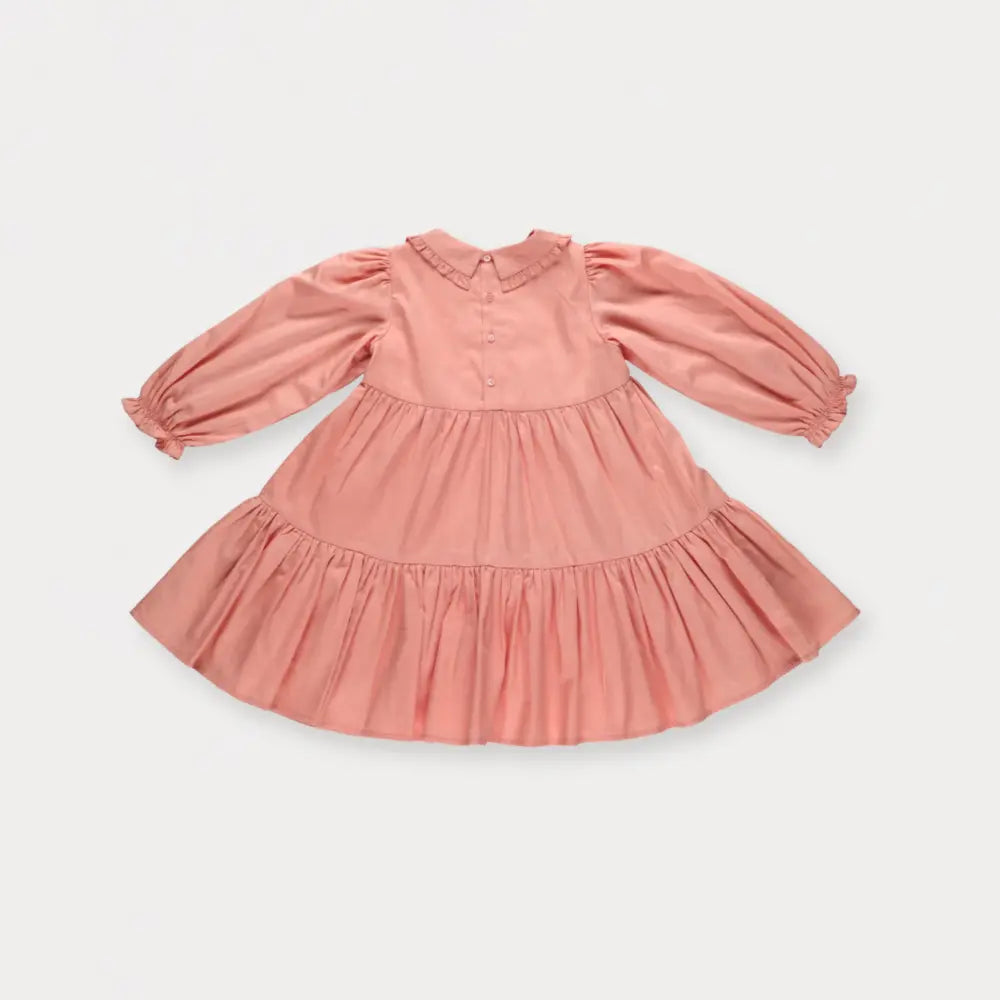 Early Sunday Marguerite Dress For Girls - Blush Pink