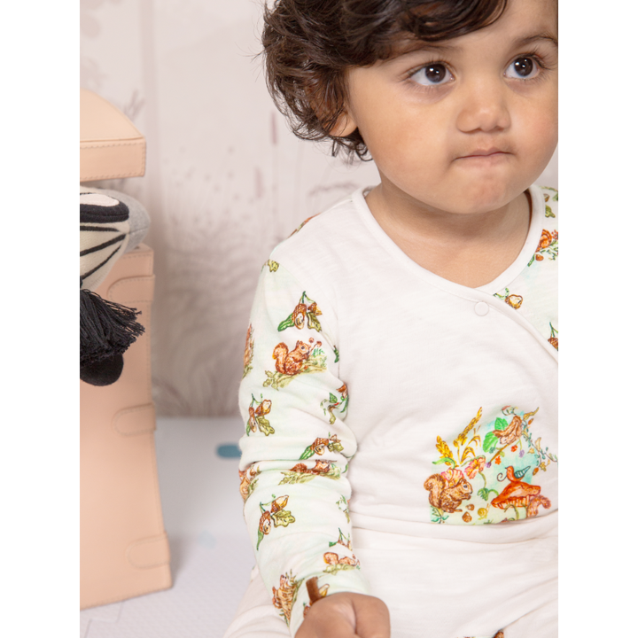 The Baby Trunk Bodysuit Onesie - Squirrel