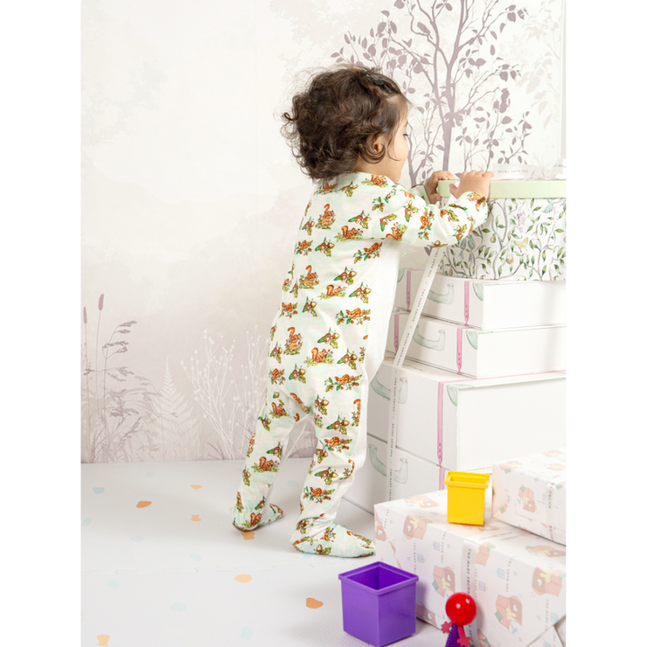 The Baby Trunk Bodysuit Onesie - Squirrel