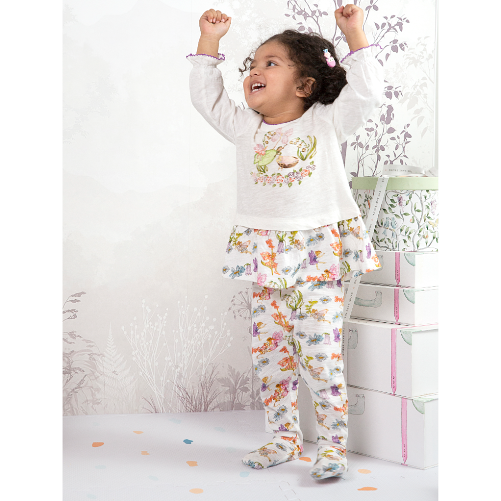 The Baby Trunk Peplum Co-ord Set - Garden Fairy