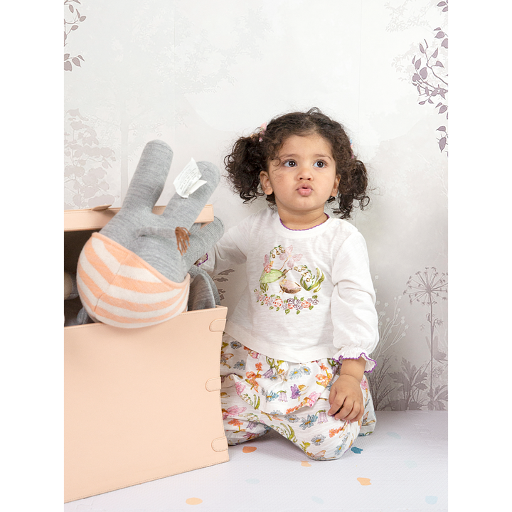 The Baby Trunk Peplum Co-ord Set - Garden Fairy