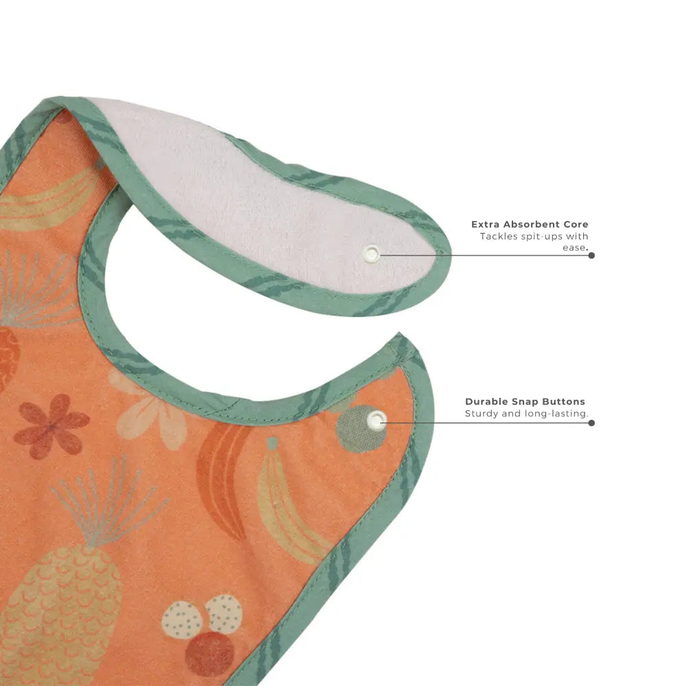 Abracadabra Cotton Jersey Newborn Bib Set (Pack of 3) - Hippo &amp; Me - 0-12 Months