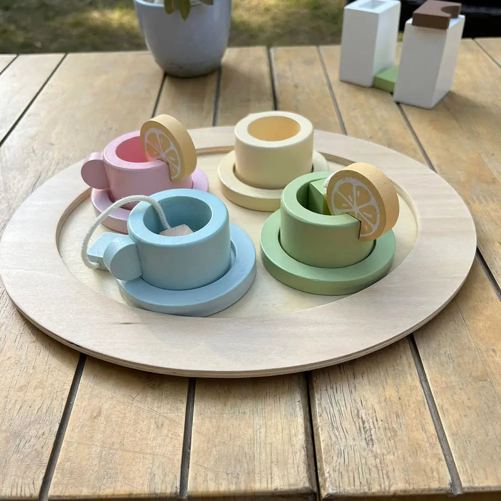 Playbox Wooden Tea Set for Kids