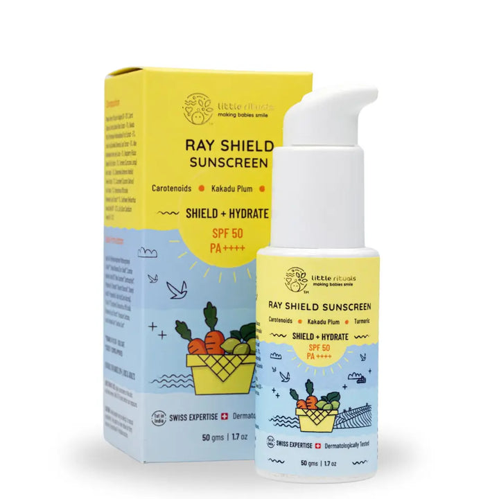 Little Rituals Organic Baby Sun Screen SPF 50+ with WiFi and Blue Light Protection