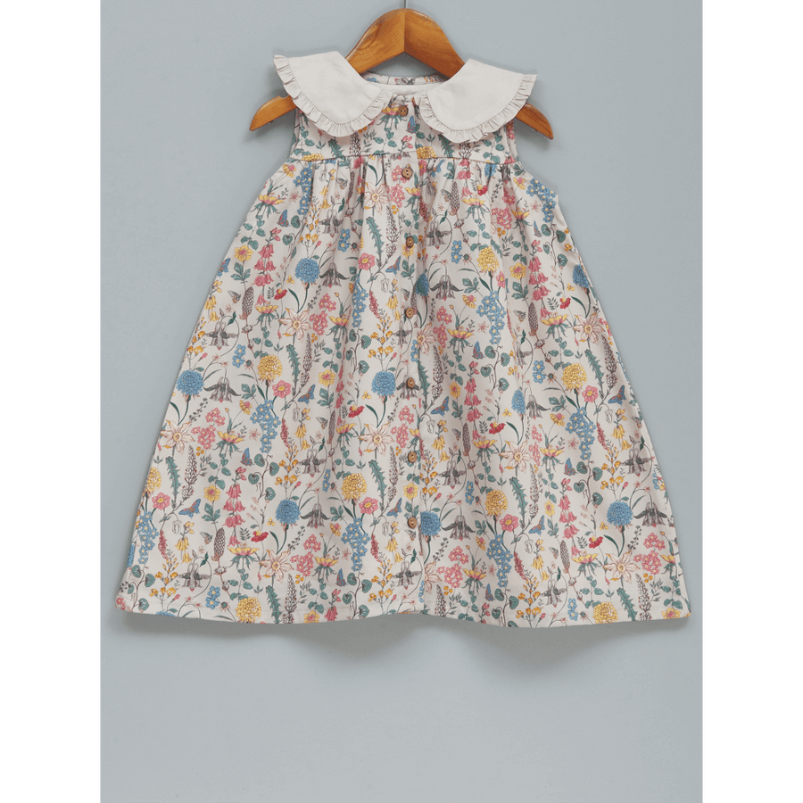 Liz Jacob Pretty Wild Things Handwoven Cotton Dress – Digitally Printed