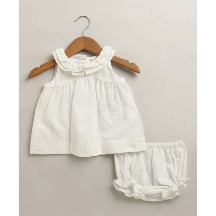 Sweetlime By As Organic Cotton Meadow Mist Floral Set - White - 18-24M