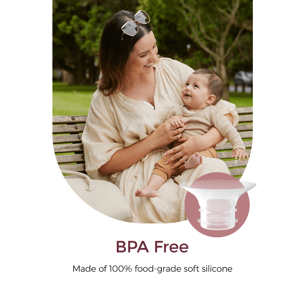 Momcozy Breastfeeding Access Flange Insert For M6 - Transparent