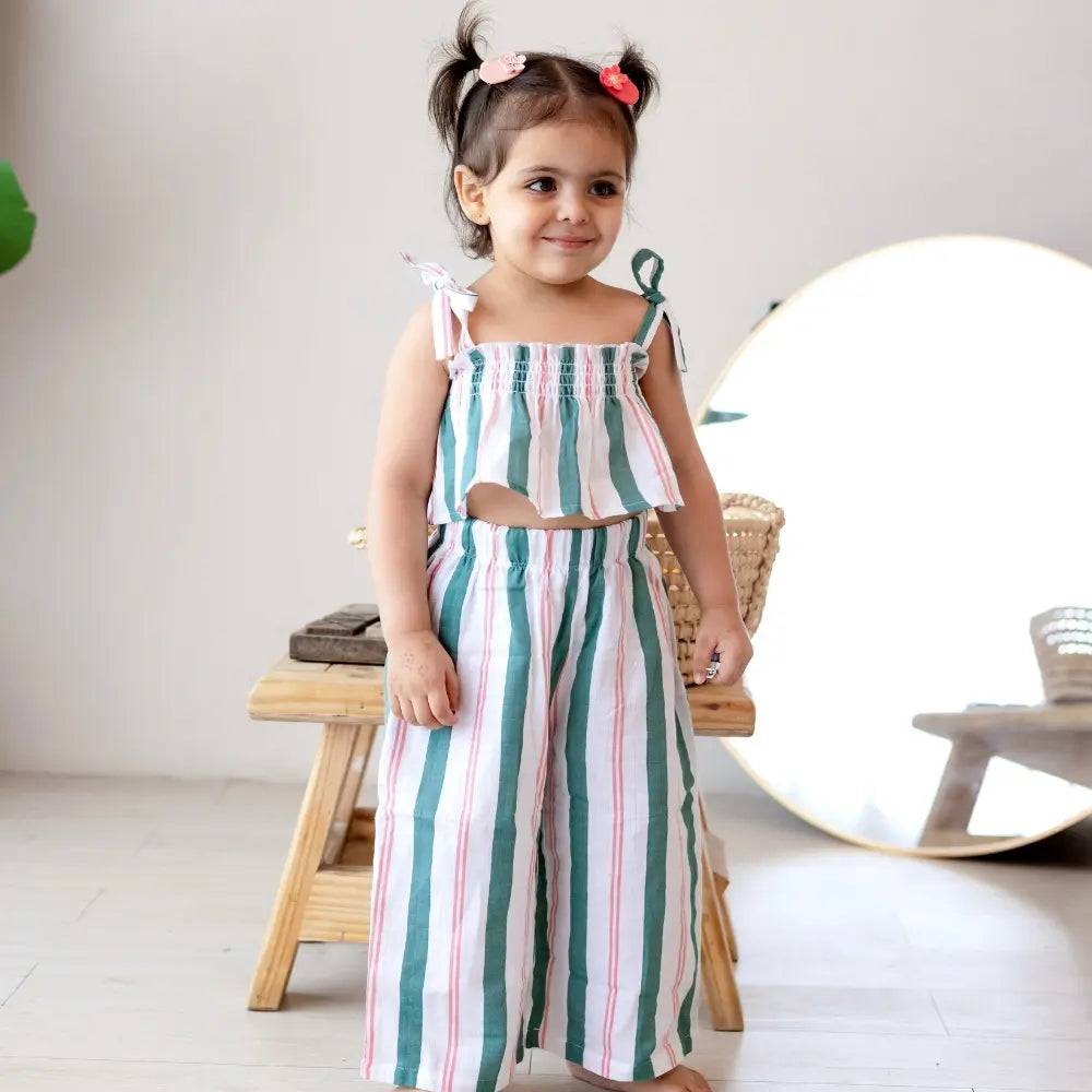 Mellow Muffin Breezy Pants - Matcha Sakura