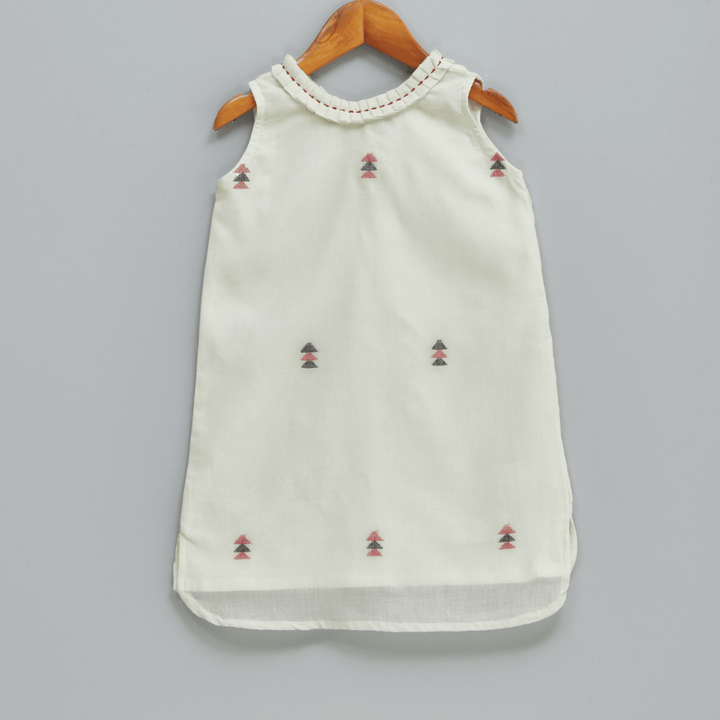 Liz Jacob Mountain Dew Handwoven Cotton Dress – Jamdani