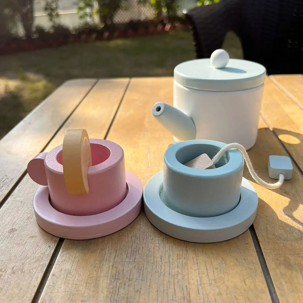 Playbox Wooden Tea Set for Kids