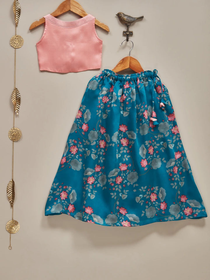 Liz Jacob Girls | Pure Mulberry-Silk Ethnicwear | Kamal