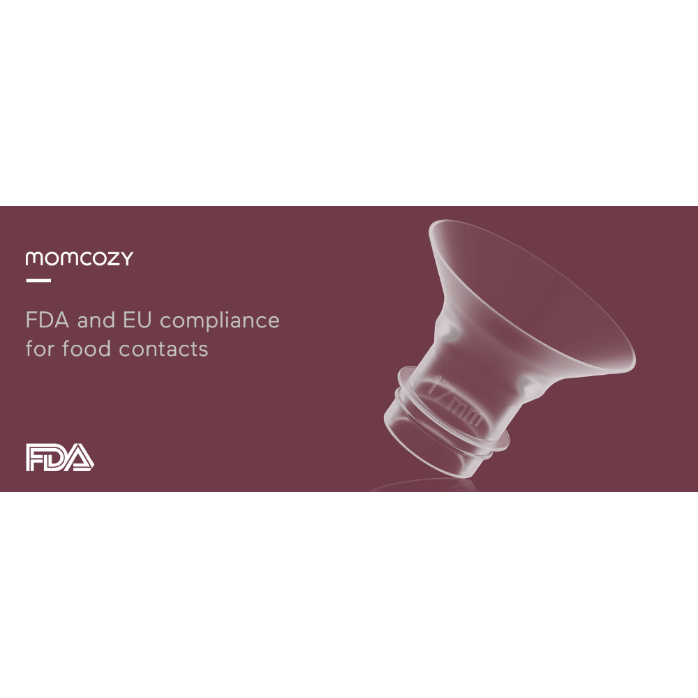 Momcozy Breastfeeding Access Flange Insert for S9 Pro/S12 Pro - Transparent