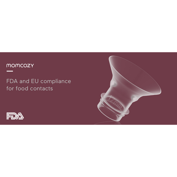 Momcozy Breastfeeding Access Flange Insert for S9 Pro/S12 Pro - Transparent