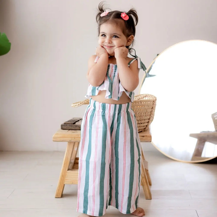 Mellow Muffin Breezy Pants - Matcha Sakura