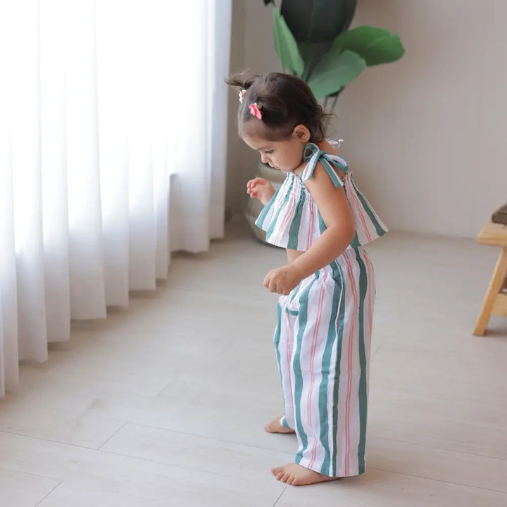 Mellow Muffin Breezy Pants - Matcha Sakura