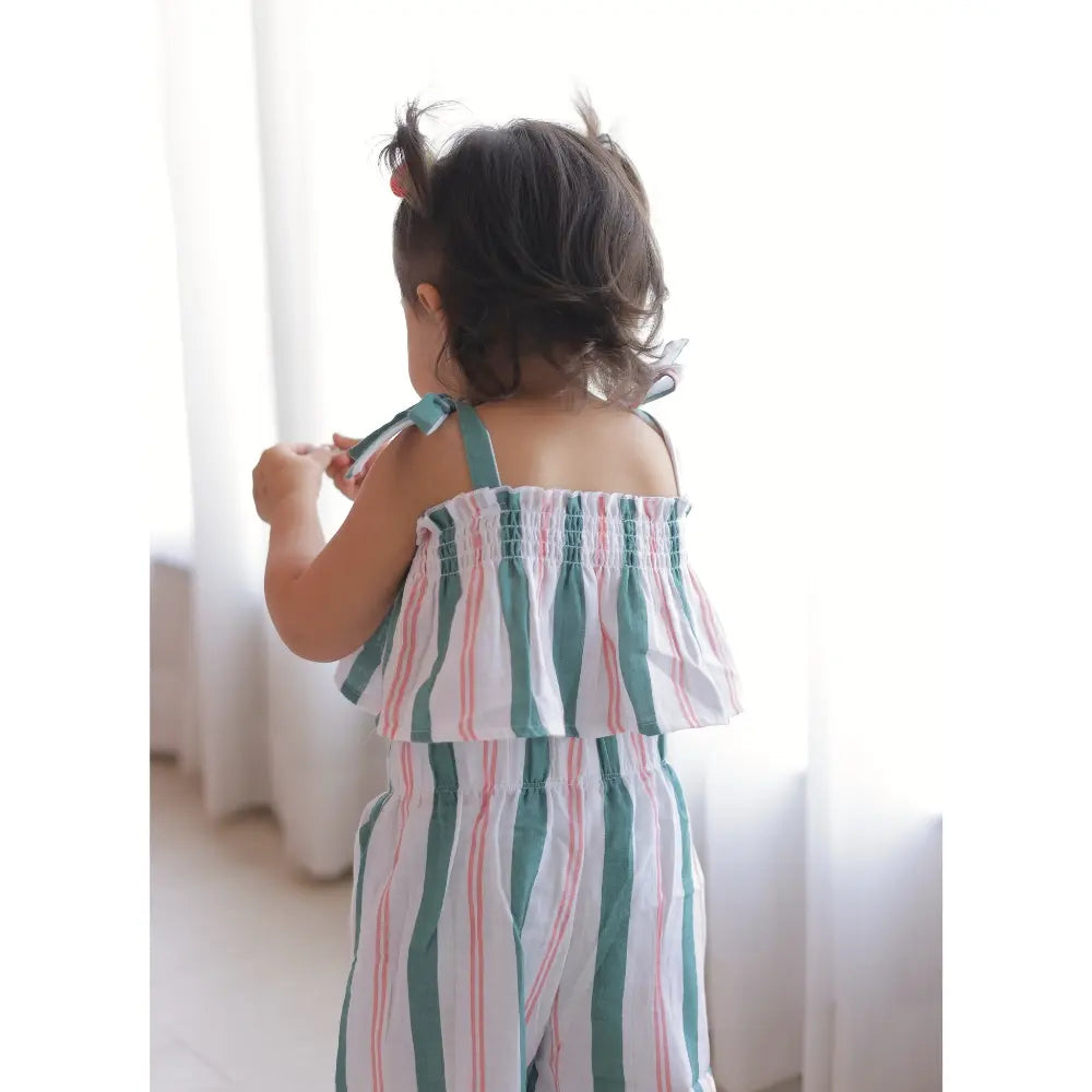 Mellow Muffin Strappy Crop Top - Matcha Sakura