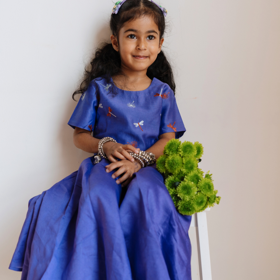 Dulaar Lehenga Set - Dancing with Dragonflies