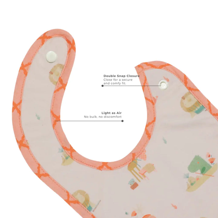 Abracadabra Cotton Jersey Newborn Bib Set (Pack of 3) - Hippo &amp; Me - 0-12 Months