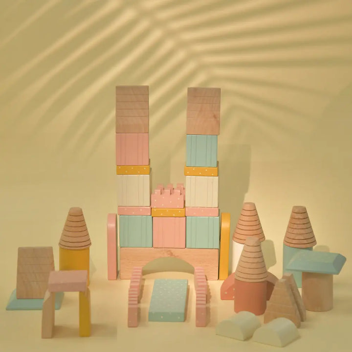 Playbox Wooden Building Blocks Toys Set