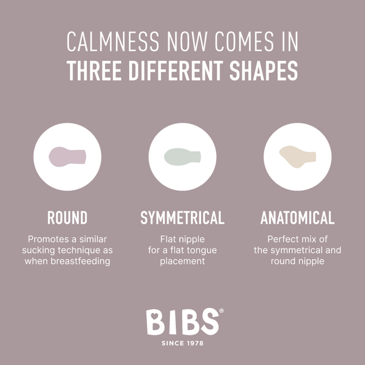 BIBS Couture Latex Anatomical Pacifier, Size 1 - Sage Glow/Cloud Glow(Pack of 2)