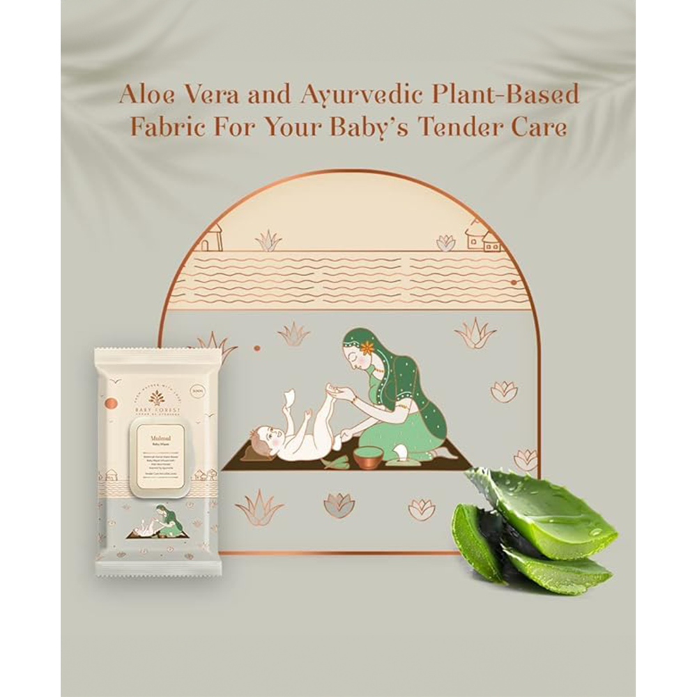 Baby Forest Mulmul Water Based Baby Wipes