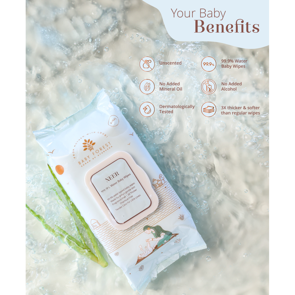 Baby Forest Mulmul Water Based Baby Wipes