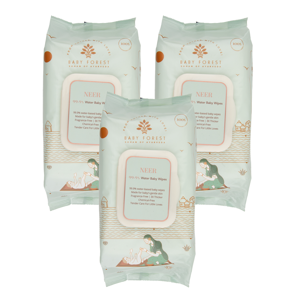 Baby Forest Neer 99.9% Water Baby Wipes