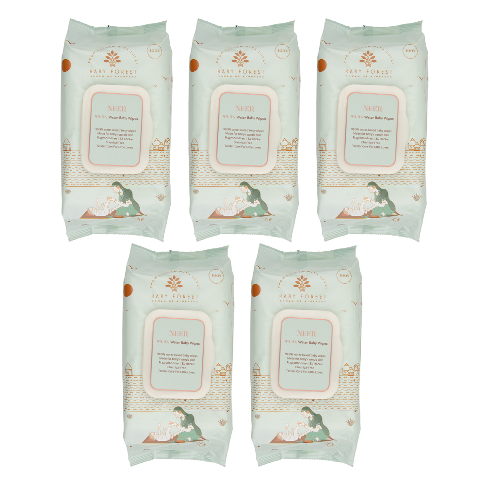 Baby Forest Neer 99.9% Water Baby Wipes