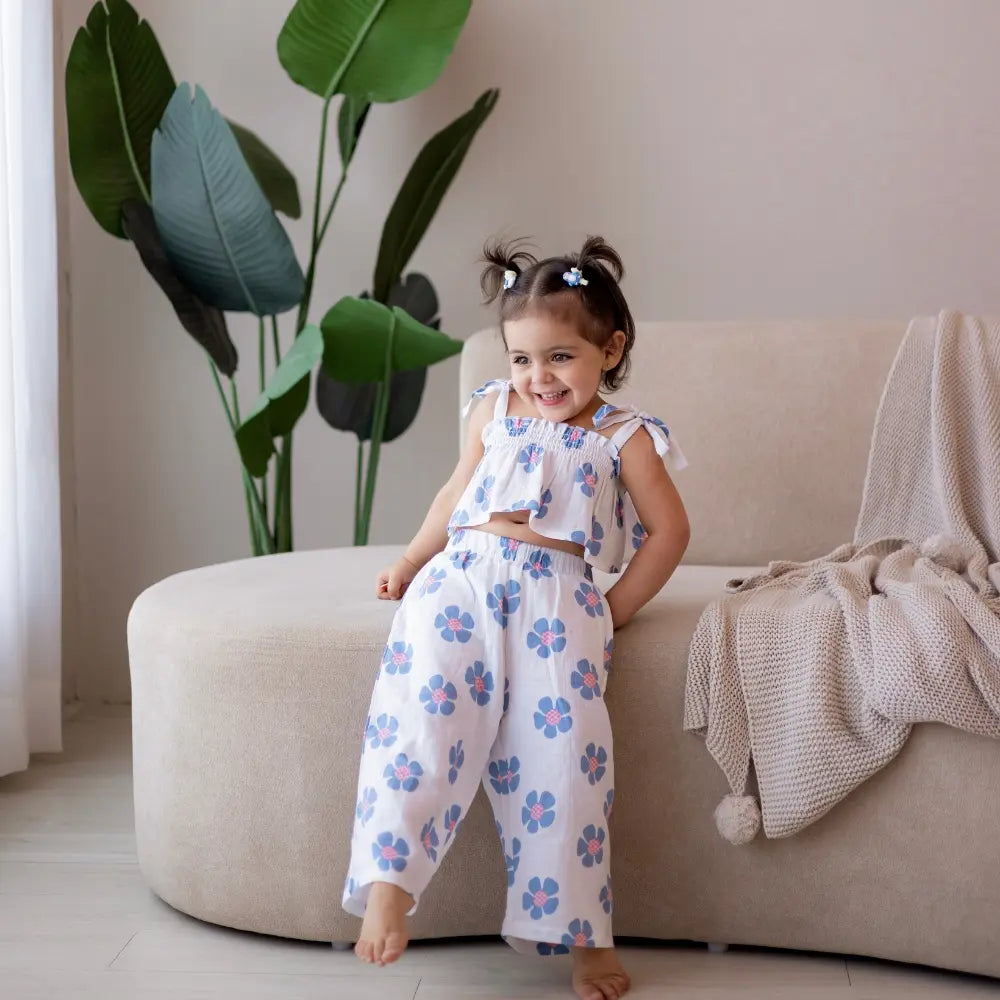Mellow Muffin Breezy Pants - Berry Blossom