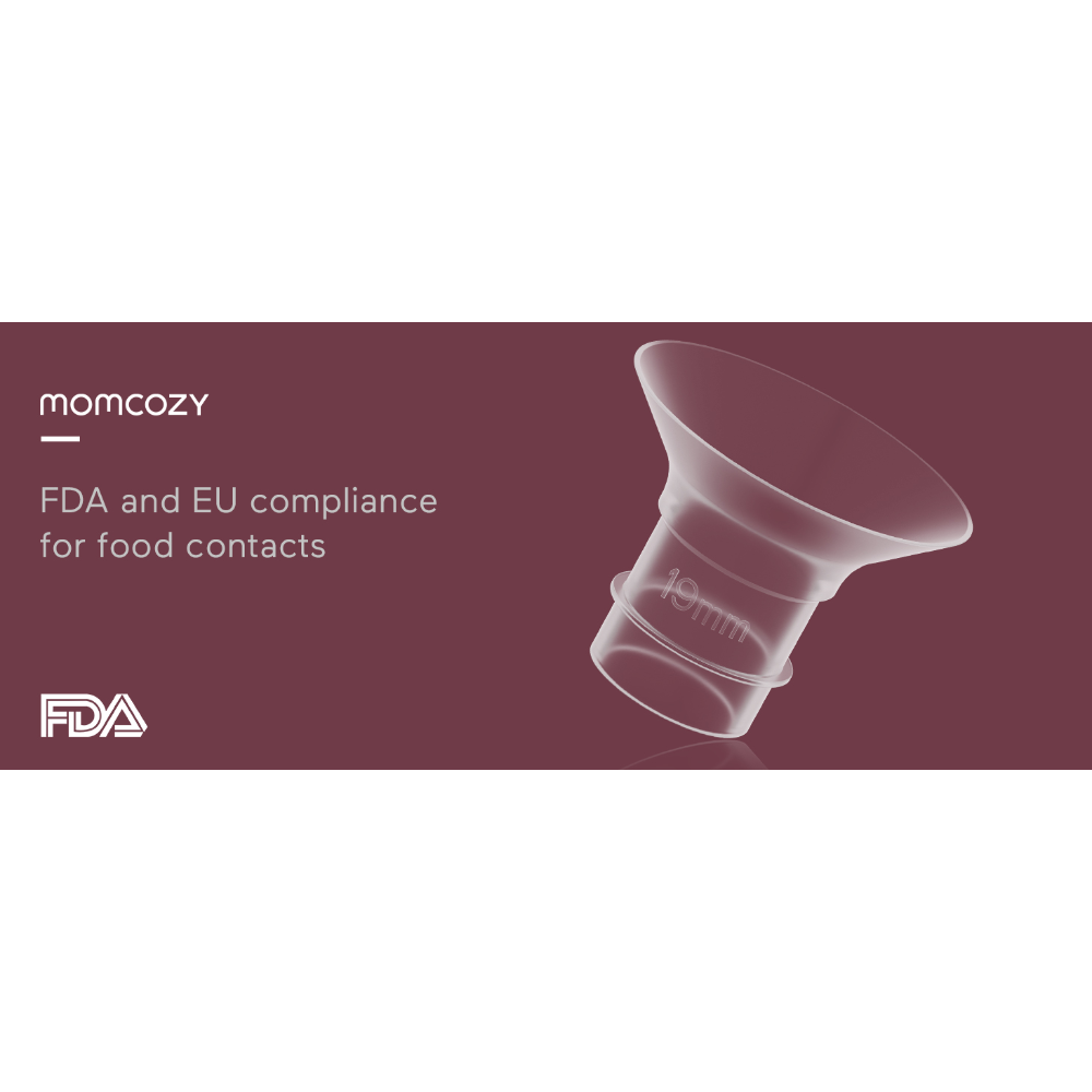 Momcozy Breastfeeding Access Flange Insert for S9 Pro/S12 Pro - Transparent