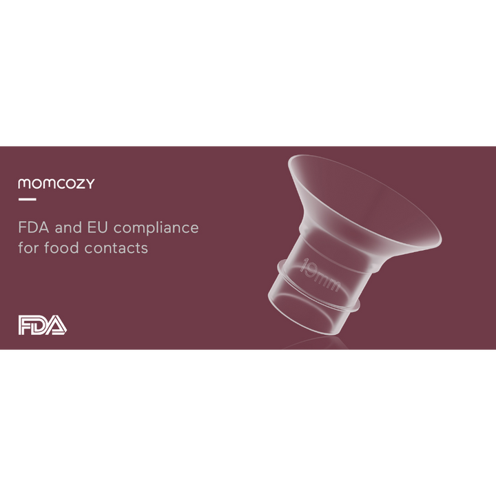 Momcozy Breastfeeding Access Flange Insert for S9 Pro/S12 Pro - Transparent